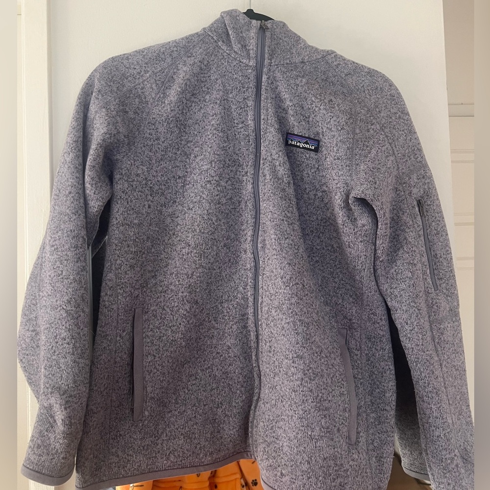 Women's Better Sweater Fleece Hoody - Heathered Purple Small